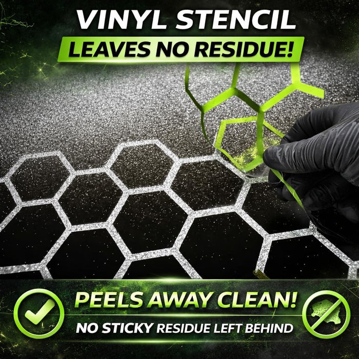 LiME LiNE Honeycomb Vinyl Stencils for Custom Painting