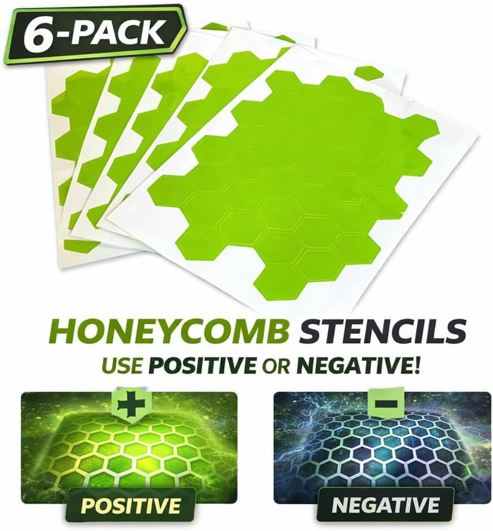 LiME LiNE Honeycomb Vinyl Stencils for Custom Painting