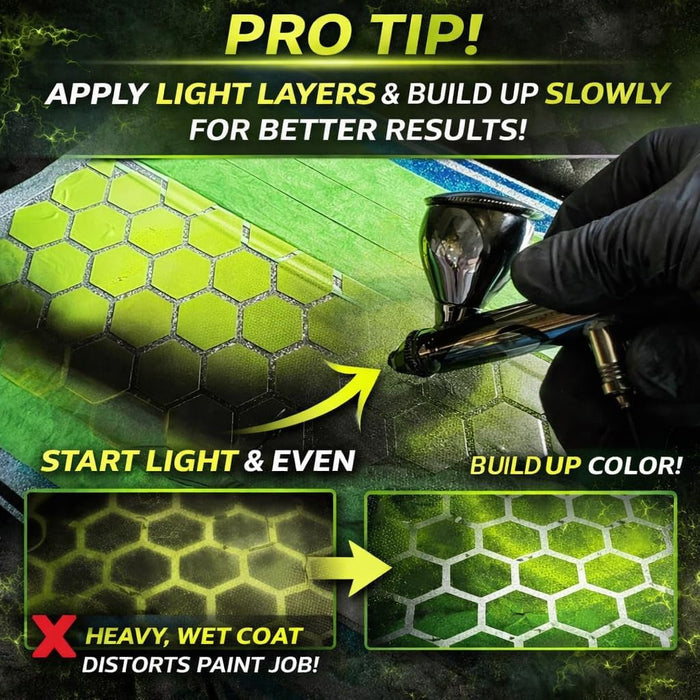 LiME LiNE Honeycomb Vinyl Stencils for Custom Painting