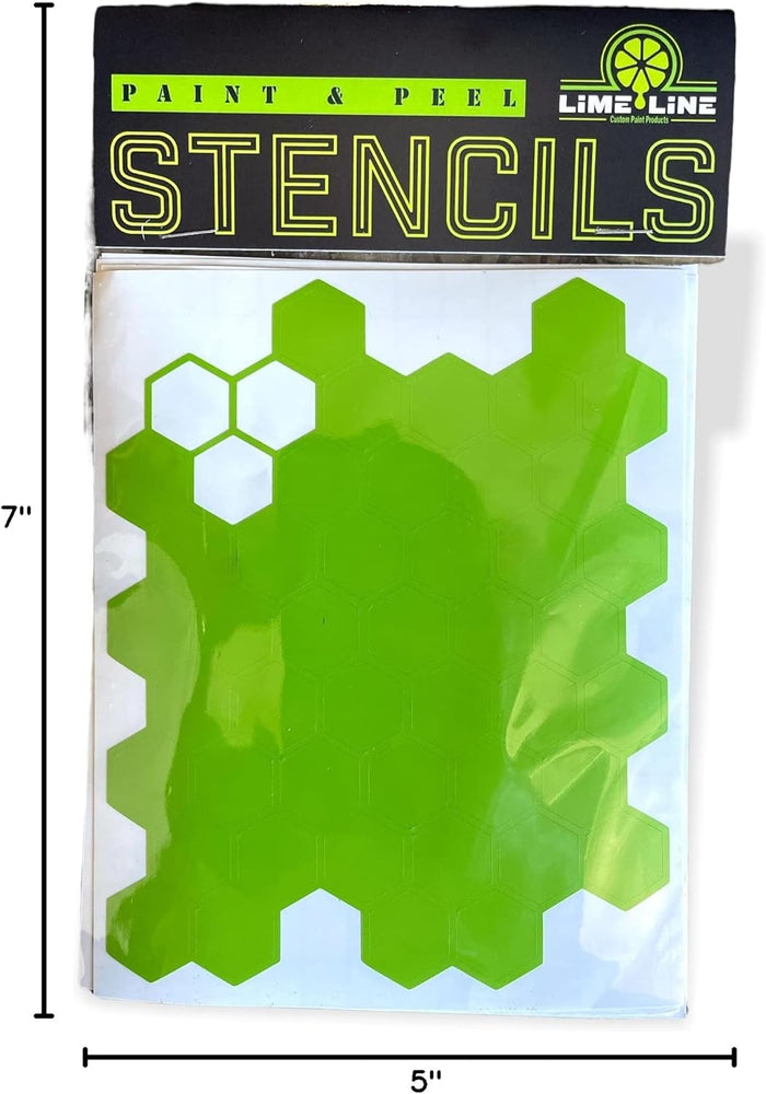 LiME LiNE Honeycomb Vinyl Stencils for Custom Painting