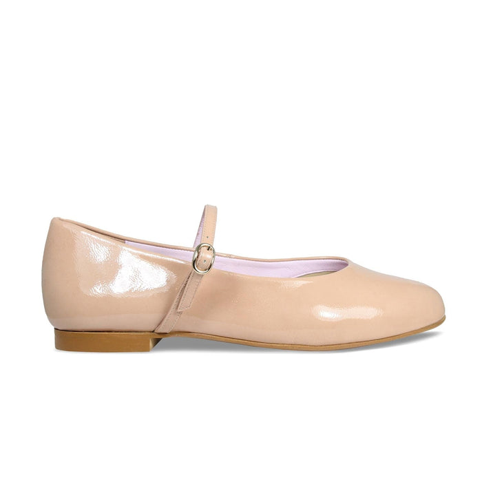London: Blush Patent Leather Shoes Sole Bliss