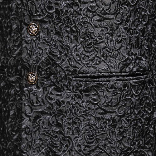 Luxury Black Waistcoat