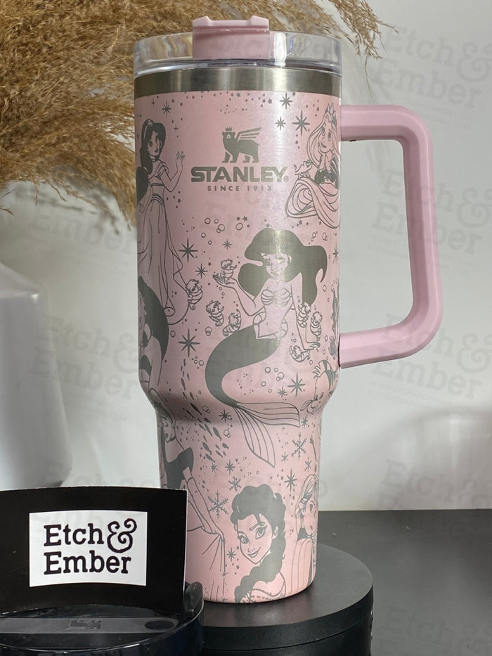 Magical Princess Stanley Adventure Quencher 40 Oz Tumbler Tumblers