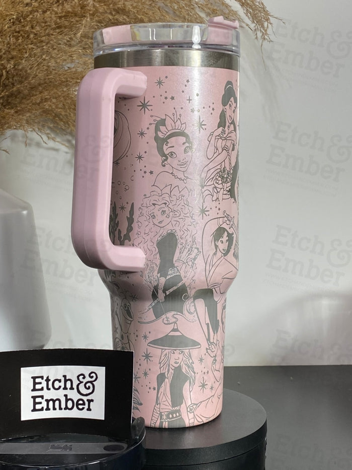 Magical Princess Stanley Adventure Quencher 40 Oz Tumbler Tumblers
