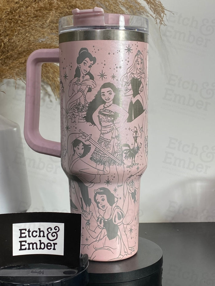 Magical Princess Stanley Adventure Quencher 40 Oz Tumbler Tumblers