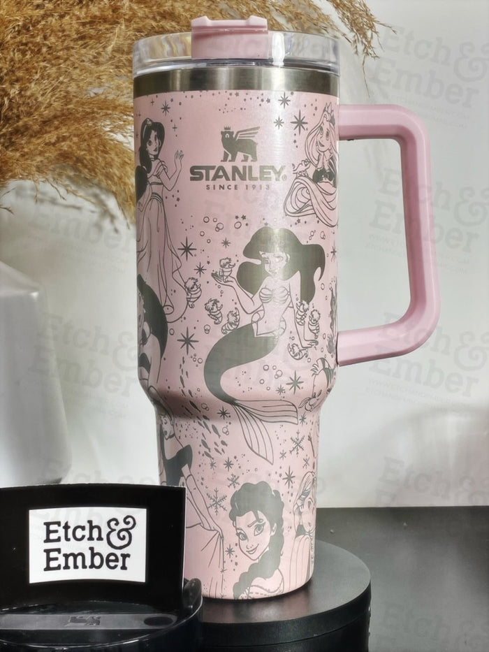Magical Princess Stanley Adventure Quencher 40 Oz Tumbler Tumblers