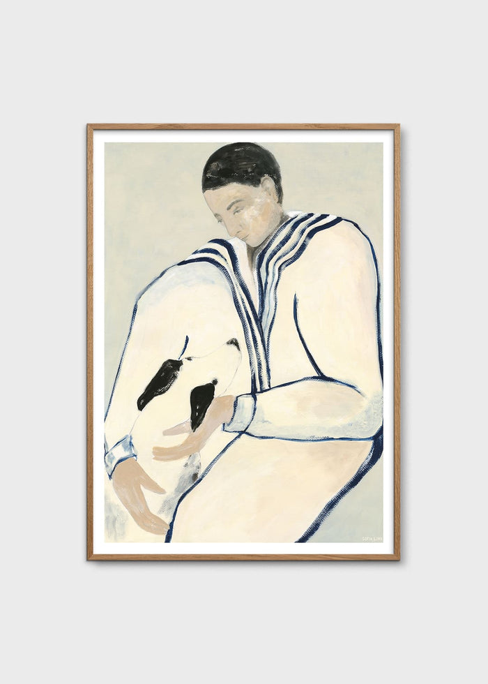 Man and Dog by Sofia Lind