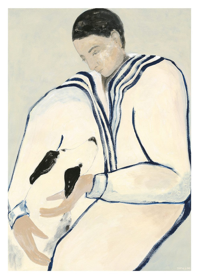 Man and Dog by Sofia Lind