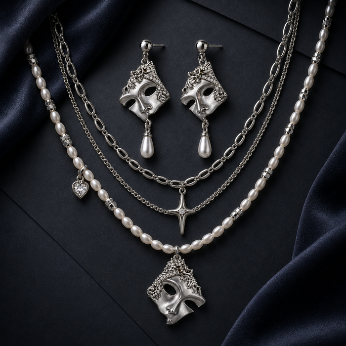Masquerade Mystique Necklace & Earring Set