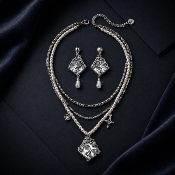 Masquerade Mystique Necklace & Earring Set