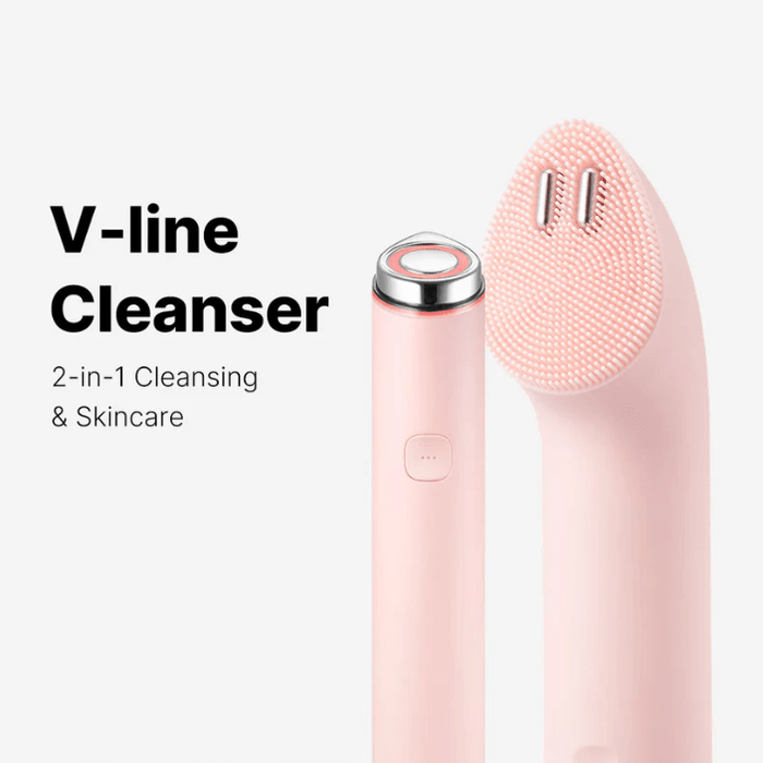 Medicube AGE - R Booster Cleanser Device Pink (Mini Plus + Cleansing Head) جهاز تنظيف البشرة معزز AGE - R من ميديكوب باللون الوردي (ميني بلس + رأس التنظيف) - Princess Cosmetics Qatar