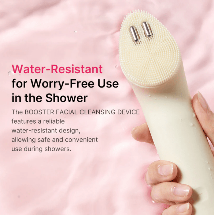 Medicube AGE - R Booster Cleanser Device Pink (Mini Plus + Cleansing Head) جهاز تنظيف البشرة معزز AGE - R من ميديكوب باللون الوردي (ميني بلس + رأس التنظيف) - Princess Cosmetics Qatar
