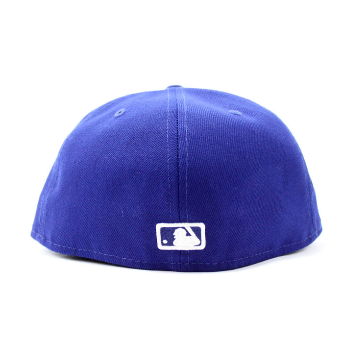 MICKEY MOUSE x Los Angeles Dodgers LA Logo Patch New Era 59Fifty Fitted Hat (Blue Gray Under Brim)