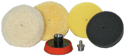 Micro 3.50'' Buff Pad Starter Kit - 85-938 Made in USA