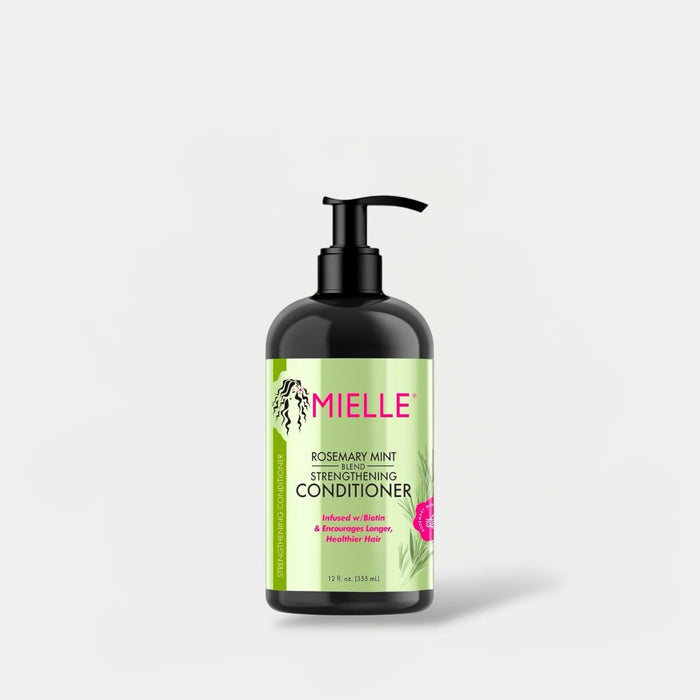 Mielle Organics Rosemary Mint Blend Strengthening Conditioner 355ml بلسم تقوية الشعر بمزيج إكليل الجبل والنعناع من ميلي أورجانيكس - Princess Cosmetics Qatar