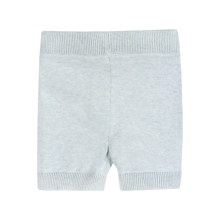 Miles Wave Textured Baby Shorts (Organic Cotton)