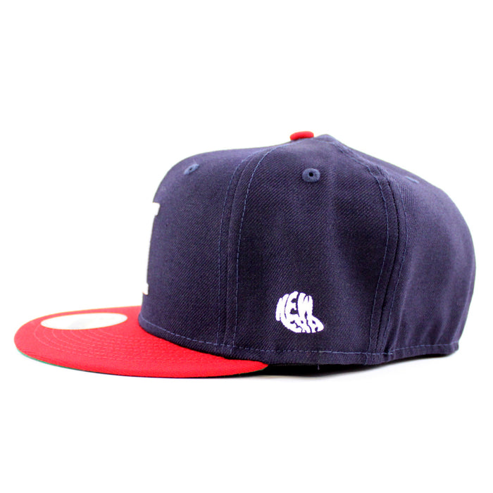 Milwaukee Braves 1957 World Series New Era 59Fifty Fitted Hat (59FIFTY DAY - Team color Green Under Brim)