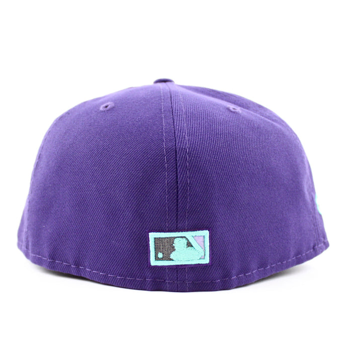 Milwaukee Brewers 1982 World Series New Era 59Fifty Fitted Hat (GITD Purple Mint Under Brim)