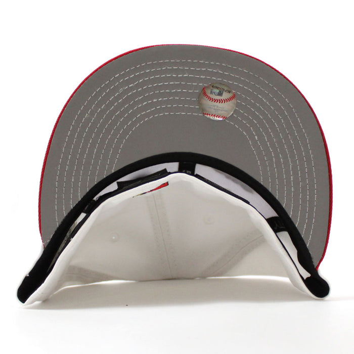 Milwaukee Brewers 2002 All-Star Game New Era 59Fifty Fitted Hat (Halftime Cheer Pack White Red 3M Under Brim)