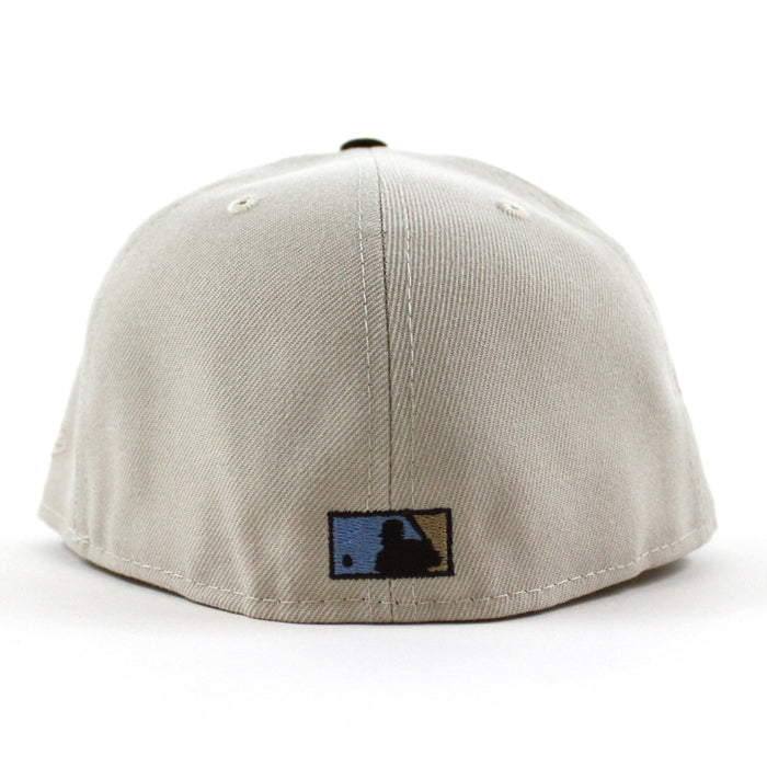 Minnesota Twins 30TH Anniversary New Era 59Fifty Fitted Hat (GITD Stone Gray Burnt-Wood Sky Blue Under Brim)