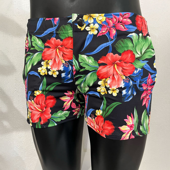 Mod Swim Shorts - Hawaiin Design - Shorter Length - Destination PSP