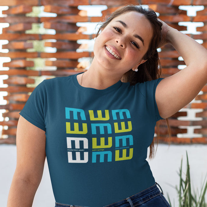 Modernism Week 20th Anniversary Unisex T-shirt - Deep Teal - Destination PSP