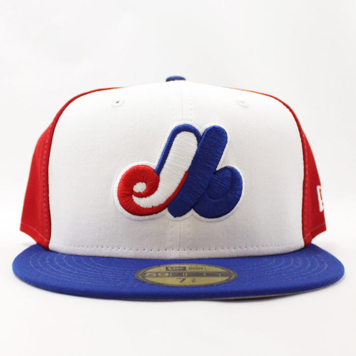 Montreal Expos 1969 New Era 59Fifty Fitted Hat (White Red Blue Gray Under Brim)