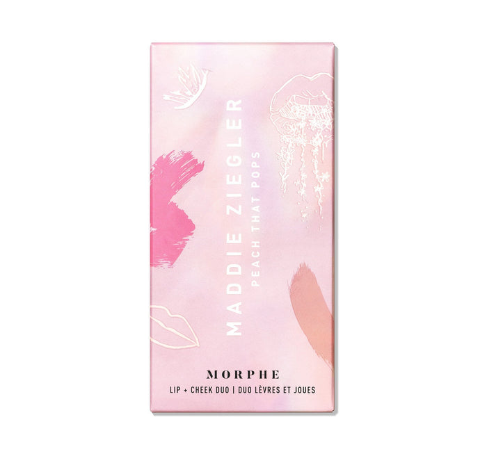 MORPHE X MADDIE ZIEGLER PEACH THAT POPS LIP & CHEEK DUO