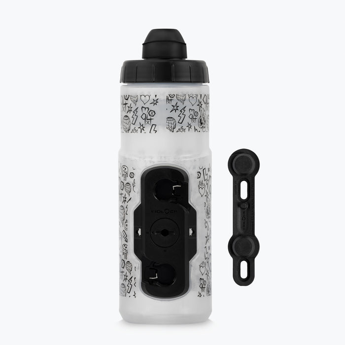 Muc-Off x Fidlock Twist Bottle 600ml + bike base