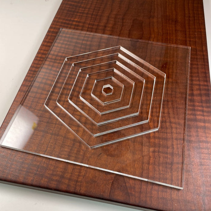 Multi Hexagon Acrylic Router Template