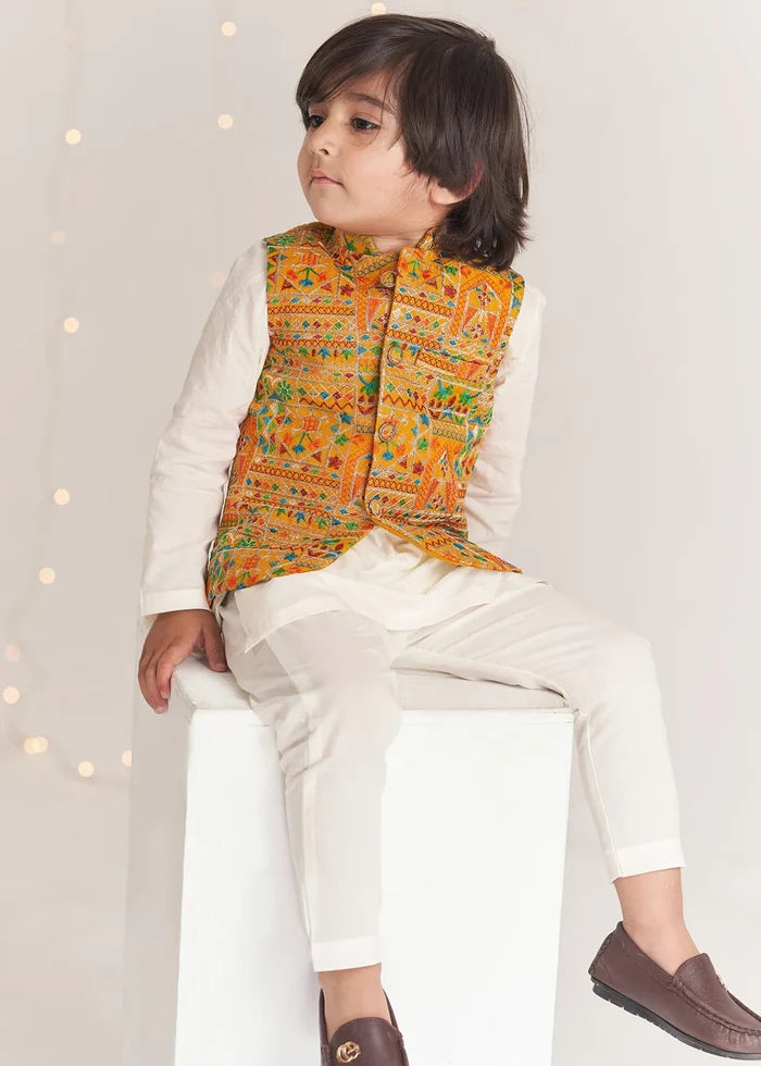 Mustard Waistcoat - Litsy Bitsy