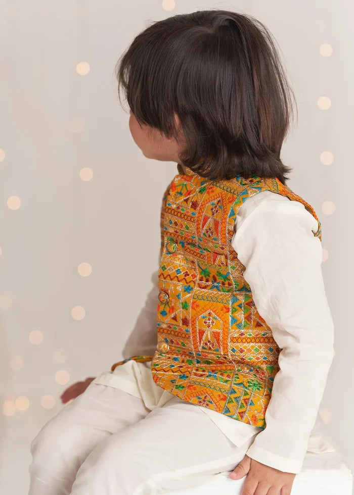 Mustard Waistcoat - Litsy Bitsy