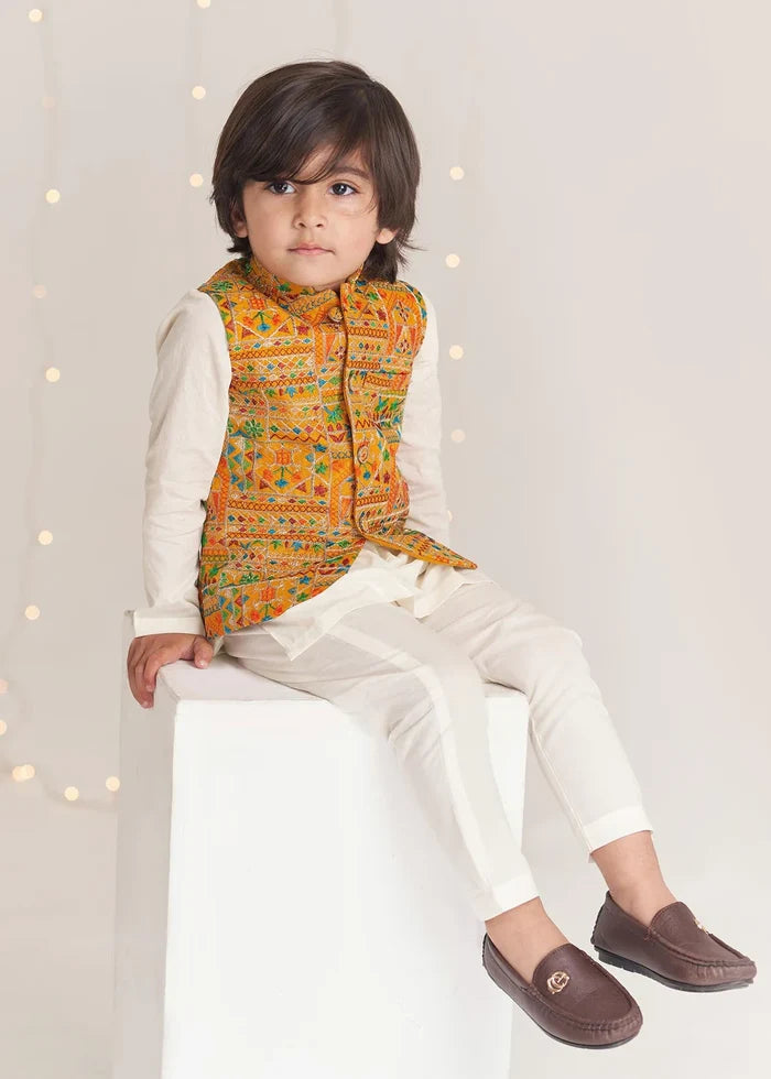 Mustard Waistcoat - Litsy Bitsy