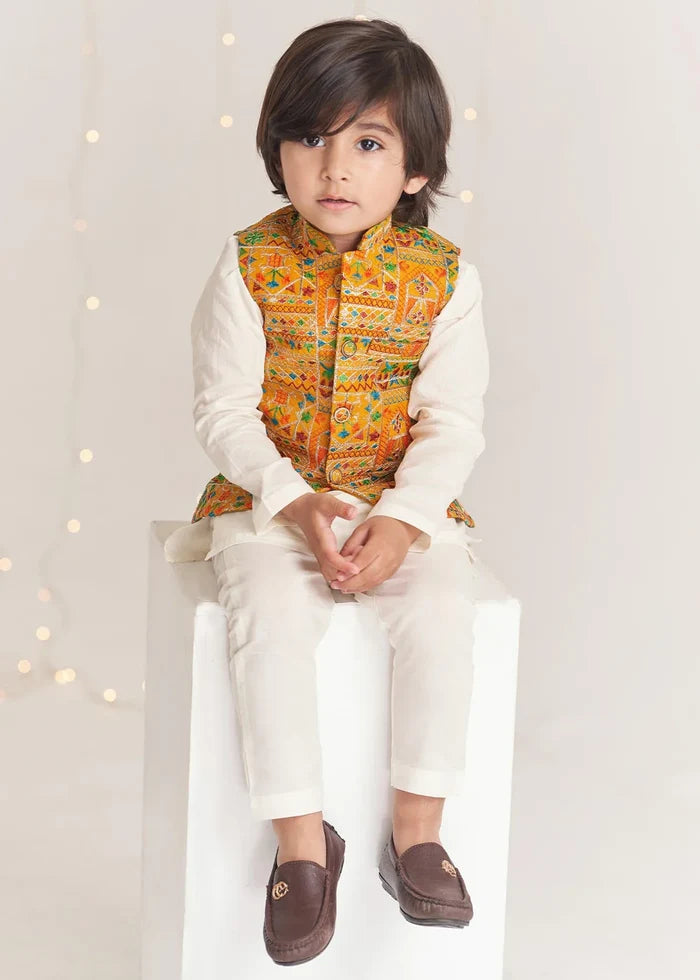 Mustard Waistcoat - Litsy Bitsy