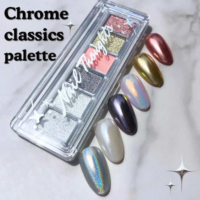 Nail Thoughts Classic Chrome Palette-Kokoist-Gel Essentialz