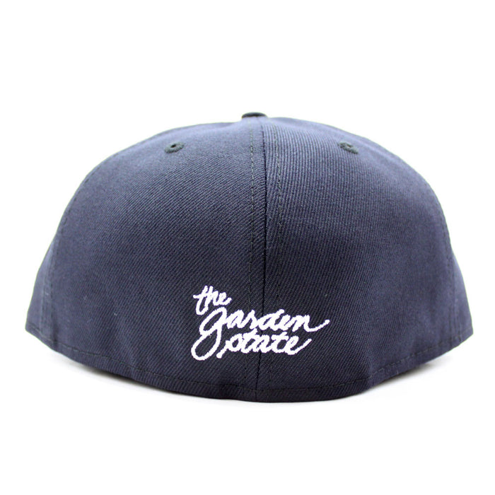 New Jersey State New Era 59Fifty Fitted Hat (Navy Gray Under Brim)
