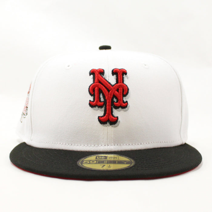 New York Mets 2013 All-Star Game New Era 59Fifty Fitted Hat (GITD White Black Red Under Brim)