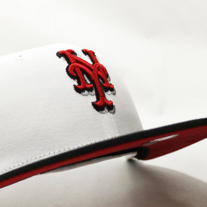 New York Mets 2013 All-Star Game New Era 59Fifty Fitted Hat (GITD White Black Red Under Brim)