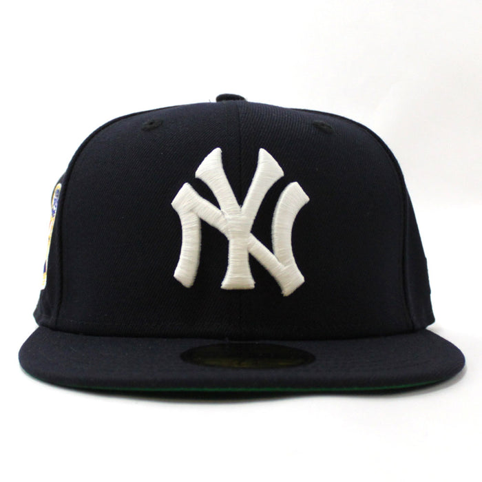 New York Yankees 1956 World Series New Era 59Fifty Fitted Hat (Glow in the Dark Navy Green Under Brim)