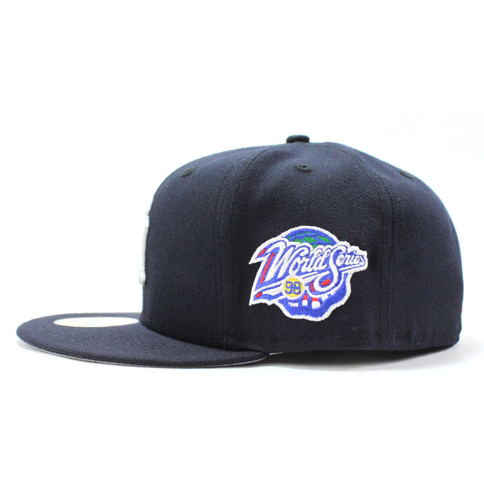 New York Yankees 1998 World Series ALT Logo New Era 59Fifty Fitted Hat (Navy Gray Under Brim)