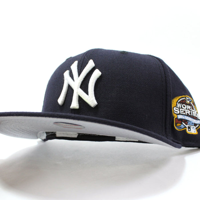 New York Yankees 2003 World Series New Era 59Fifty Fitted Hat (Navy Gray Under Brim)