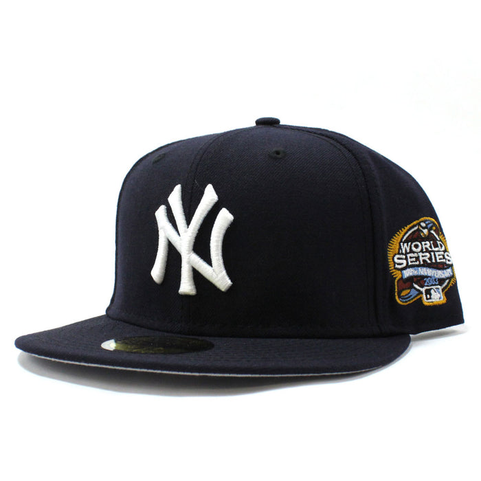 New York Yankees 2003 World Series New Era 59Fifty Fitted Hat (Navy Gray Under Brim)