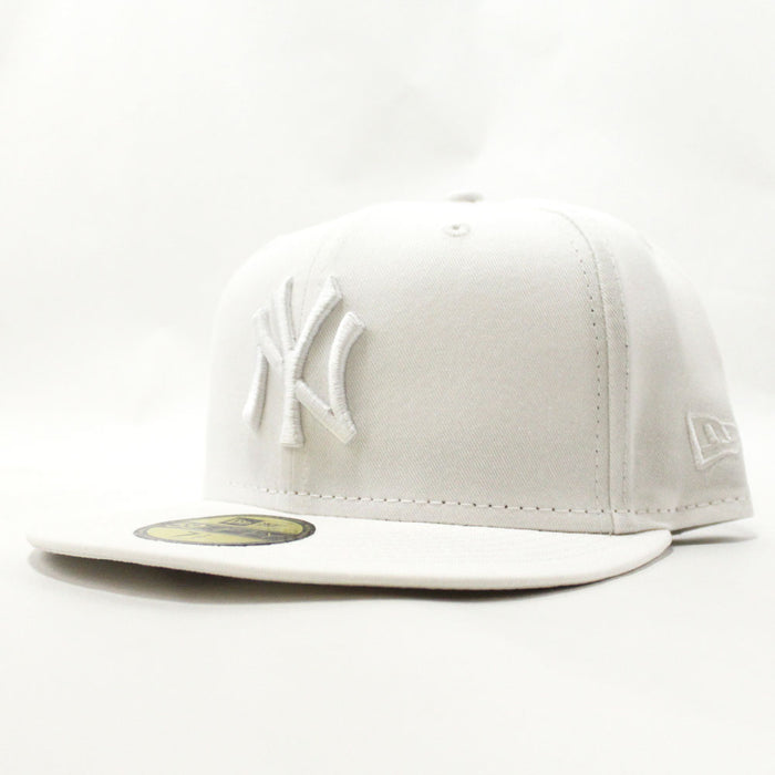 New York Yankees New Era 59Fifty Fitted Hat (White on White)