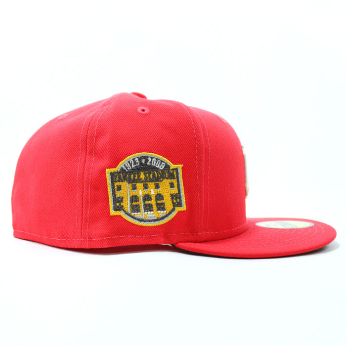 New York Yankees Yankee Stadium  New Era 59Fifty Fitted Hat (Lava Glow in the Dark Cement Gray Under Brim)