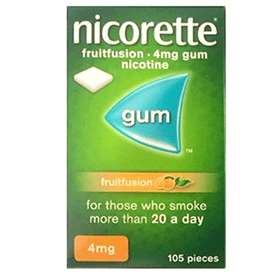 Nicorette Fruit Fusion 4mg Gum 105