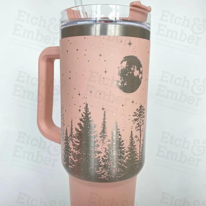 Night Sky Custom Stanley Adventure Quencher 40 Oz Tumbler Tumblers