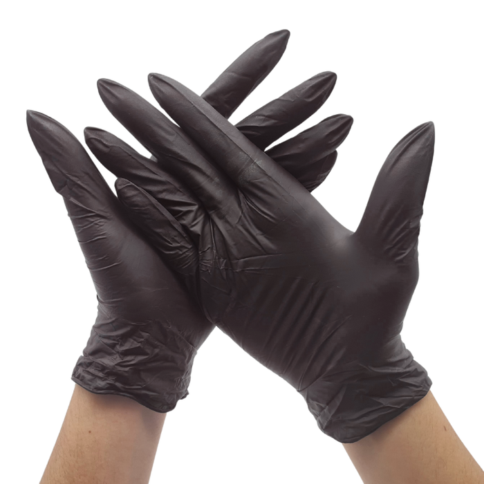 Nitrile Gloves Black 50 pairs