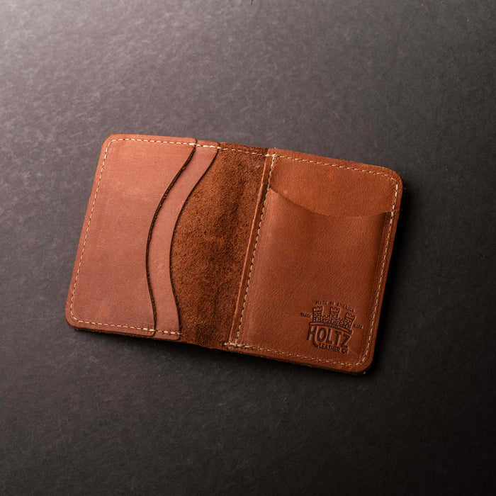 No. 714 Babe Ruth Fine Leather Bifold Front Pocket Wallet | Holtz Leather Co.