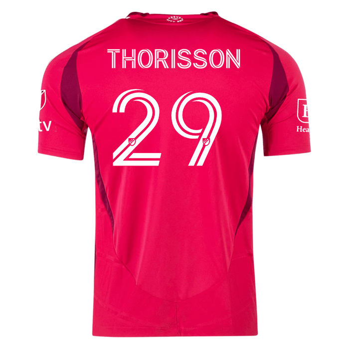 adidas Nökkvi Thórisson St. Louis FC Authentic Home Jersey 25/26 (Power Pink) | SoccerWearhouse