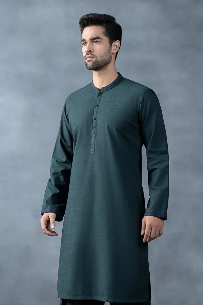 Nova Yarn Dyed Khaddar Kurta